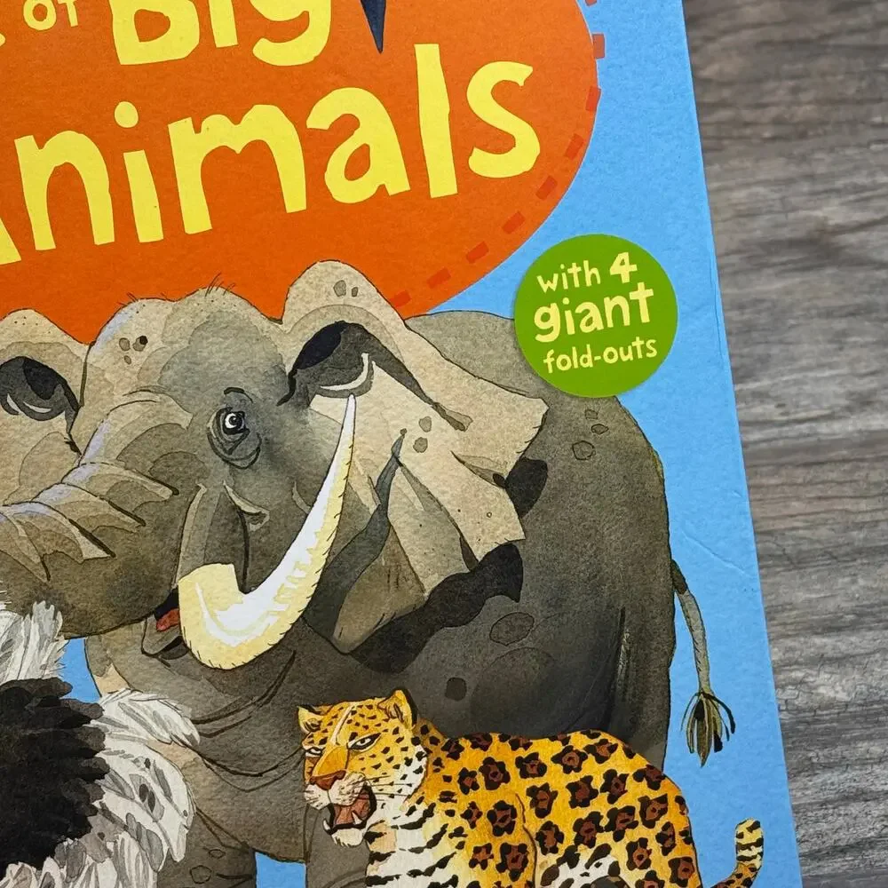 Usborne Big Book of Big Animals- EUC - Picture 2 of 4